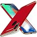 Produktbild MMLC iPhone Xr 6.1 inch Hülle, 3 in 1 Ultra Dünner Harter Anti-Kratzer Stoßfestes Elektrodengestell mit Beschichteter Oberfläche Ausgezeichneter Griff-Fall für Apple iPhone Xr 6.1 (red)