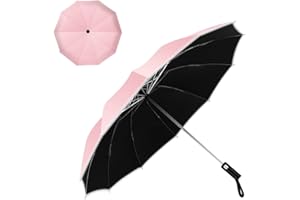 Lively Life Ombrello Portatile Automatico Antivento, Ombrello Pieghevole Compatto Resistente Leggero con Rivestimento in Teflon Ombrello Impermeabile da Viaggio