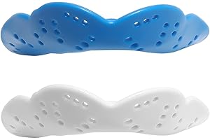 MUSIVON Protector bucal Unisex Adulto - 1.6mm Protector bucales adolescentes, Cómodo de llevar y fácil de respirar.(2 PAQUETES)