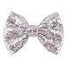Akili(TM) 1 Piece Silver Girls Sequins Hair Clips Cute Headwear
