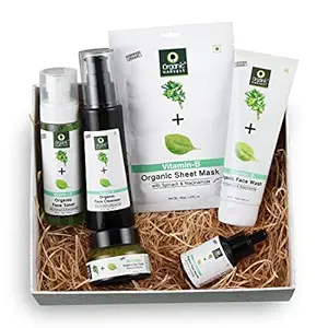 Organic Harvest Vitamin B Skin Care Beauty Gift Set for Women & Girls | Luxury Combo Kit for All Occasions ? Diwali, Christmas | Ideal For Oily Skin, Paraben & Sulphate Free