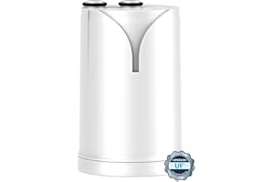 GLACIER FRESH Ultrafiltrazione Filtro acqua rubinetto ON TAP (600L), compatibile Brita® On Tap V/Pro V-MF/HF, 5 stadi - Riduce 99% PFAS, batteri, metalli, cloro e particelle 0,01 µm (1 pezzo)