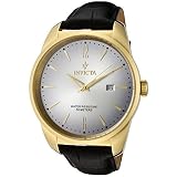 Invicta 11739 Vintage Herren Uhr Edelstahl Quarz weißen Zifferblat