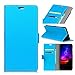 Produktbild Xiaomi Redmi S2 Accessory PU Leather Wallet Case Flip Kickstand Function Ultra Folio Flip Slim Card Holder Case Cover Excellence for Xiaomi Redmi S2 (Blue)