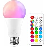 Rgb Led Lamba Kumandalı Ambiyans Aydınlatma 2000 L&uuml;men Tasarruflu Renk Değiştiren Led Işık