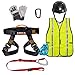 Produktbild Fusion Climb Pro Hinterhof Zip Line Kit Harness Lanyard Trolley Karabiner Helm Weste Glove Bundle FK-A-HLTCHVG-02