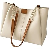AESTHETIC Women’s Shoulder Handbag | Elegant PU Leather Tote with Chain Strap | Stylish Daily Use Purse for Office, College & Casual Outings-T-02: 