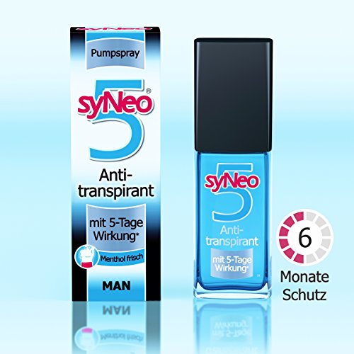 SyNeo 5 Man Deo Antitranspirant Spray (mit Menthol-Frische-Effekt), 30 ml - 2