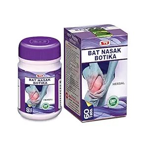 SB Bat Nasak Botika with Bindii, Velvet bean, & Ginger for Muscle pain, Arthritis, Spondylitis & Joint Pain - 60 Tablets