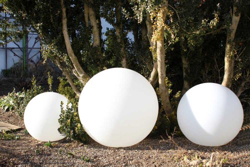 Kugelleuchte, Gartenkugel, GlowOrb white, 38cm Ø, 10475 - 3