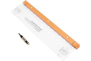 JEANOKO Maschera di Foratura Foro per la Lavorazione del Legno Guida per Trapano Ripiano Pin Maschera di Foratura Set di Punte Autocentranti Strumento di Localizzazione del Posizionatore