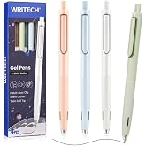 Writech 0.5 mm Mavi M&uuml;rekkepli Basmalı Jel Kalem Seti