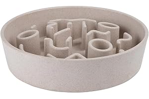 District 70 Bamboo Dog Slow Feeder, 21 cm, Merengue