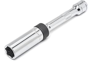 GEARWRENCH 3/8" Drive 6 Pt. 5/8" x 6" Magnetic Swivel Spark Plug Socket - 80546