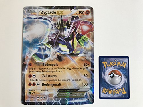 Preisvergleich Produktbild übergroße holografische Karte Zygarde EX 54 / 124 190KP