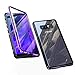 Produktbild DoubTech Hülle Note 8 Magnetische Adsorption Tech Handyhülle Vorne hinten Gehärtetes Glas Unibody Design Starke Magneten Einbaurahmen 360 Grad Schutz Stoßfest Metall Flip Cover