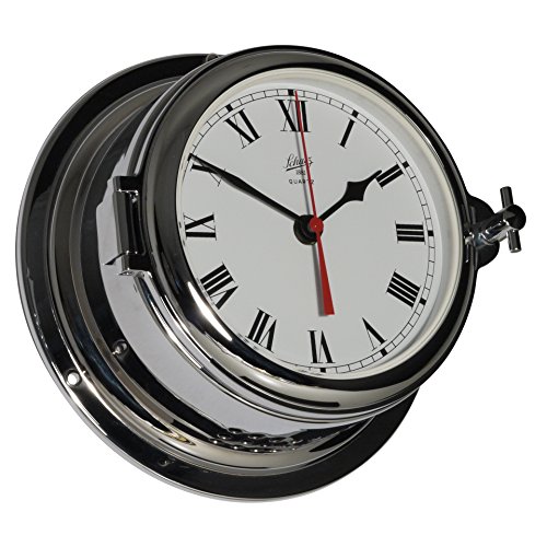 Preisvergleich Produktbild Schatz Glasenuhr Midi 155 Chrom