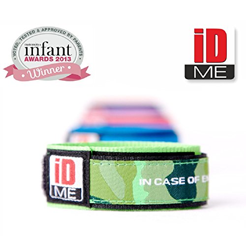 IDme safety identity wristband (Camo Green)