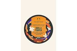 The Body Shop Burro per il corpo Whipped Vanilla PuMPkin per la pelle normale a secco, 72H, 200 ml, vegano