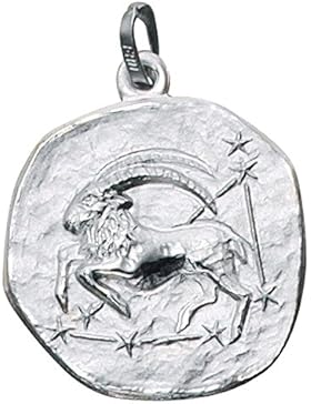 Sternzeichen Steinbock - Anhänger aus 925 Echt Silber Sterlingsilber Unisex
