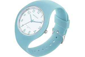 XCZAP Fashion Jelly Series Ladies Silicone Strap Electronic Quartz Waterproof Watch Luxury Simple learners Designer Watches Black White