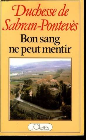 couverture de : Bon sang ne peut mentir