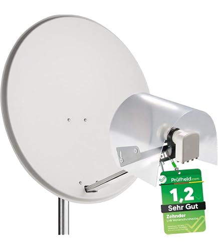 Tête LNB Universelle Monoblock Single 6.0° 0.1dB – Réception Astra 19.2°E + Hotbird 13.0°E