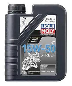 Liqui Moly 15W50 4T Street Synthetic Technology Engine Oil (4 Litre)