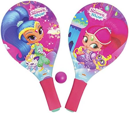 Shimmer and Shine Lipstick Shimmer and Shine – with Soft Ball Rackets for Beach or Garden
