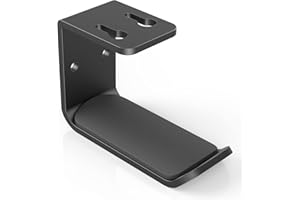 6AMLIFESTYLE Kopfhörer Standhalter für Schreibtisch,Langlebiger Aluminiumlegierung-Haken mit Klebe- & Schraubenmontage,Platzsparend, rutschfest, Kratzfest,Ideal für Gaming, Büro Zuhause,Hält bis zu 10lbs