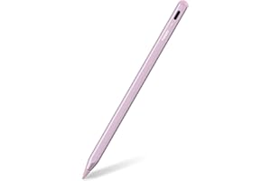 Metapen Stylet A8 Compatible avec Apple iPad 2018-2025 pour iPad 11 A16/10/9/8/7/6,Pro 3/4/5/6/M4,Air 3/4/5/M2/M3,Mini 5/6,Pencil Charge Rapide,Reject de Paume,Détection d'inclinaison (Rose)