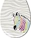 Produktbild Kleine Wolke 1835148075 WC-Sitz Zebra, 37 x 45 cm, Multicolor