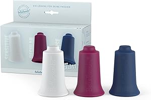 BellaBambi Ventouse Original Kit Trio - Blanc/Violet/Bleu (Faible/Moyenne/Forte Intensité) Ø34 mm, 3 Pièces