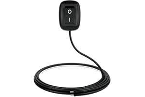 Hsthe Sea Car Rocker Switch ON/Off Double-Sided Adhesive Installation Surface Mount Button Switch for Power Switches LED Light Strip Fog Lamp Daytime Running Light