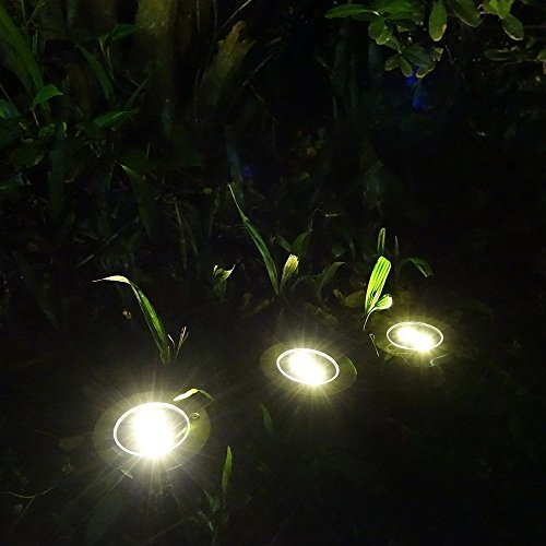 Keine Verkabelung Solarleuchte für Terrasse Pfad und Garten (12 cm breit)4 Stück - 5