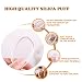 Soft Silicone Sponge Make-up Applicator Puff for Liquid Foundation BB Cream Beauty Essentials - 2 Pack