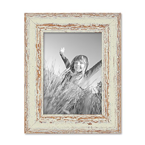 9er Set Bilderrahmen für grosse Bilderwand Strandhaus Vintage Shabby-Chic 10×15 bis 20×30 cm inklusive Zubehör - 6