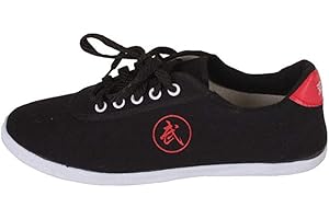 Meng Zapatos de Taewondo de Artes Marciales, Deportes Unisex Transpirables Karate Kung Fu Tai Chi Zapatos for niños Adolescentes Adultos (Color : Black, Size : 40)