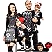 Produktbild Weihnachten Baby Kleidung Set Kinder Pullover Pyjama Outfits Set Familie Frauen Familie Passenden Weihnachten Pyjamas PJs Kleid Nachtwäsche ABsoar Familienanzug Pyjamas