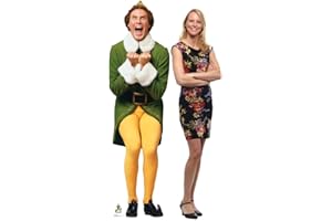 Star Cutouts SC1289 – Buddy The Elf Will Ferrell Lifesize Christmas Cardboard Cutout, 187cm Large Holiday Decoration & Party Display