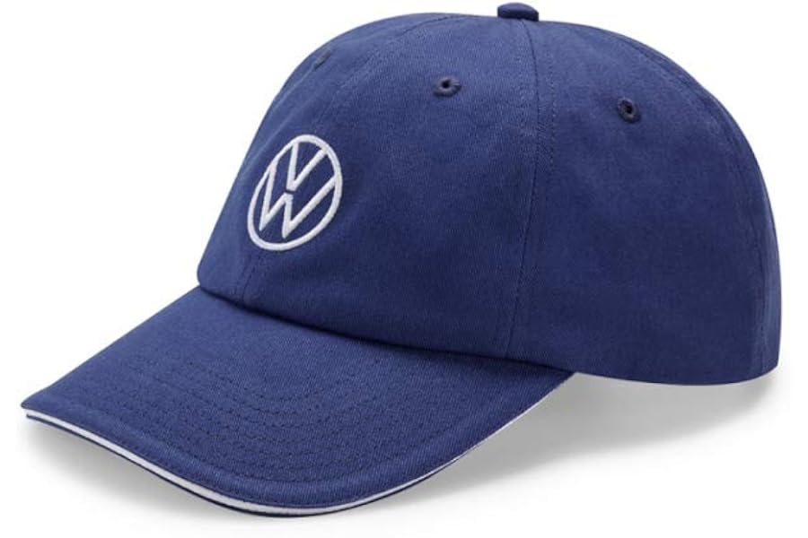 Volkswagen 000084300AT530 Baseball Cap Blue with VW Logo