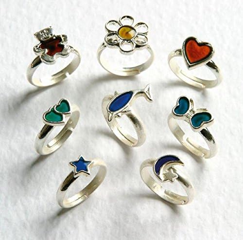 Talbot Fashions Childrens Adjustable Mood Ring - Pattern Design (1 Of The Selection Shown)
