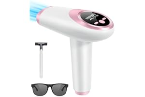 TRONGLE IPL Geräte Haarentfernung Laser mit LED-Anzeige, 999,999 Lichtimpulse Laser Haarentfernung mit 5 Energiestufen, Automatischer und Manueller Modus, Schmerzlose Haarentfernung, für Gesich/Körper