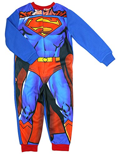 Superman Boys Fleece Onesie - Age 3 to 8 years