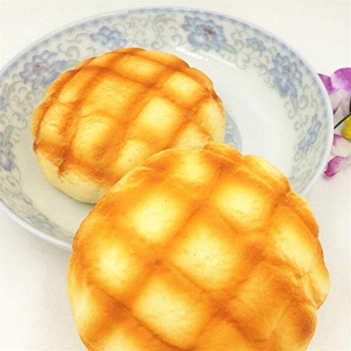 Pizies Squishy Toys,Jumbo Slow Rising Squishies,Stress Relief Super Soft Pineapple Bread Layer Cake 10CM