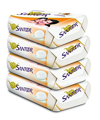 Santoor White Soap, 100g x 4 soaps price
