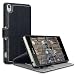 Produktbild Terrapin Leder Tasche Case Hülle im Bookstyle mit Standfunktion Kartenfächer für Sony Xperia Z3 Hülle Schwarz