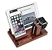 Produktbild QIONGQIONG Apple Handy Iwatch Watch Android Tablet 3 In 1 Drahtlose Aufladung Kreative Halterung Bambus Holz USB Für iPhone Iwatch Apple Watch