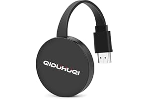 QIDUHUQI Miracast HDM Dongle, Wireless HDMI Dongle Streaming, Wireless Display Receiver，Cast für i-Pad/Android/iOS zu TV/Monitor/Projektor (unterstützt Miracast, DLNA, Airplay)