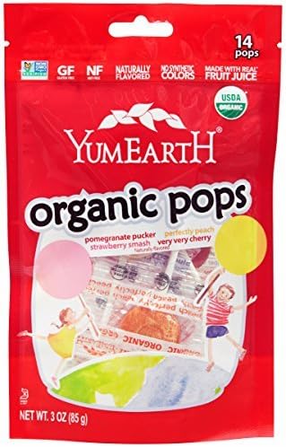 Organic Fruit Lollipop; Pouch